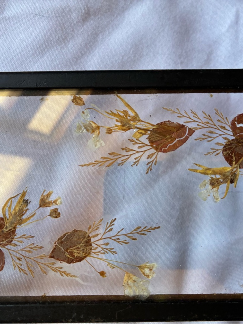 Lasting Impressions stained glass pressed real flower Hearts window candle Spike - Picture 7 of 11